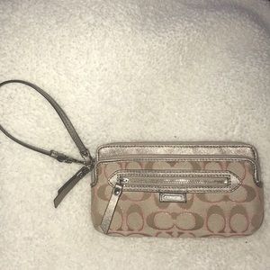 Coach wristlet/wallet
